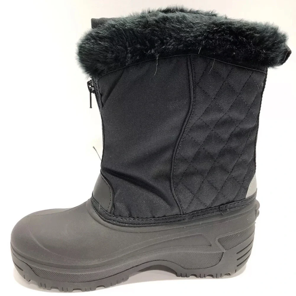 Tundra Women’s Portland Black Winter Boots, Size 8 M.